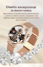 Smartwatch Mujer Valdus Vl66 Pro Amoled Acero Inoxidable - Imagen 4