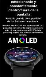 Smartwatch Valdus Vs15 Pro Amoled 1.43 Acero Ip68 - Imagen 5