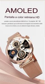 Smartwatch Mujer Valdus Vl66 Pro Amoled Acero Inoxidable - Imagen 5