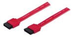 Cable Serial Ata Sata De Datos Manhattan Rojo 50cms 1.5ft - Imagen 3