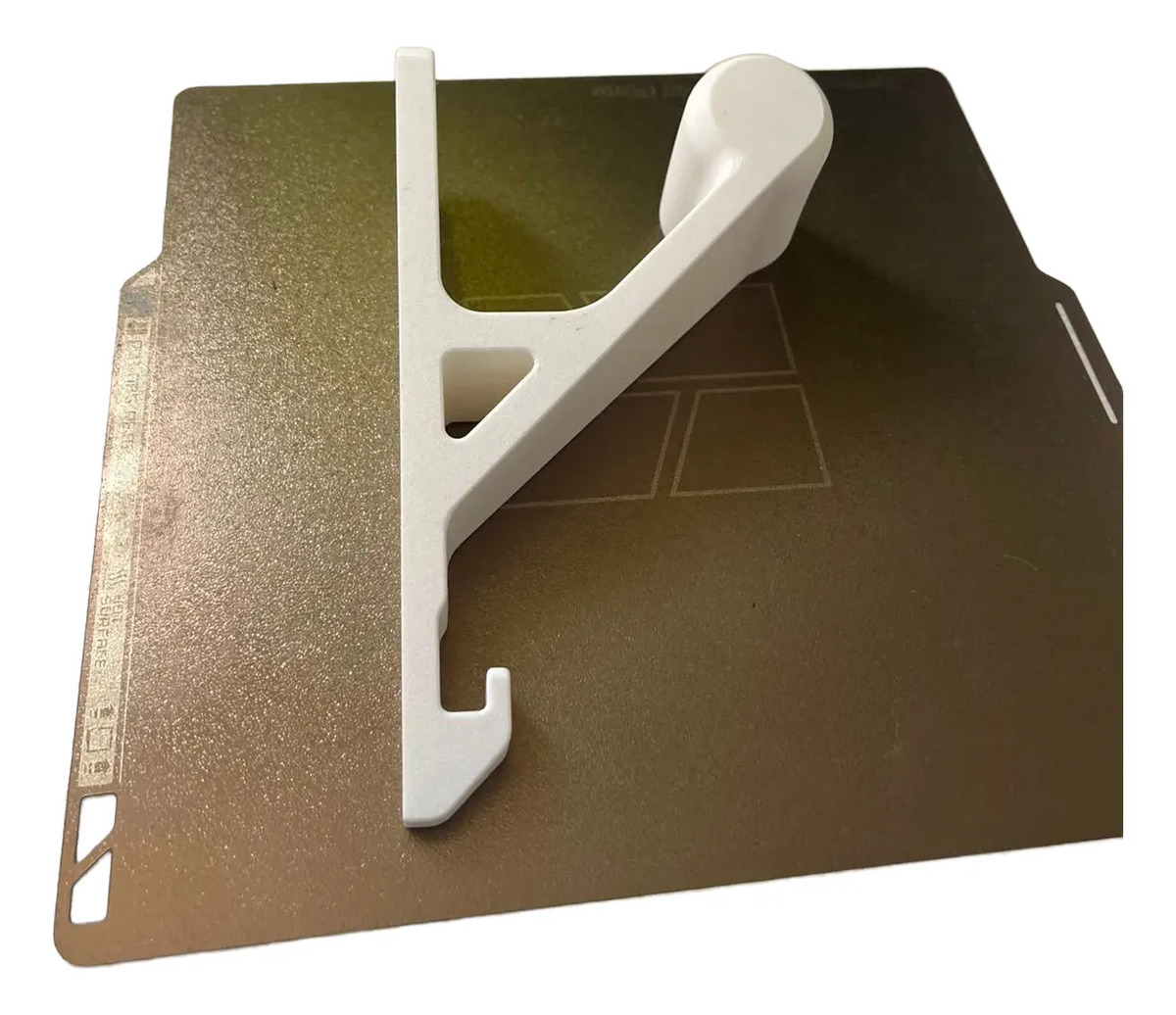 D_911150-MLC106904224366_022026-F.jpg Soporte Para Casco Motocicleta De Pared Premium 3d Blanco - Imagen 1