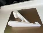 Soporte Para Casco Motocicleta De Pared Premium 3d Blanco - Imagen 3