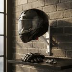 Soporte Para Casco Motocicleta De Pared Premium 3d Blanco - Imagen 8