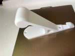 Soporte Para Casco Motocicleta De Pared Premium 3d Blanco - Imagen 4