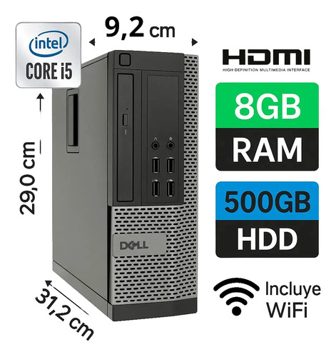 D_621957-MLC91915426376_092025-O.jpg Dell Optiplex 390 Intel Core I5 8gb 500gb Con Hdmi - Imagen 1