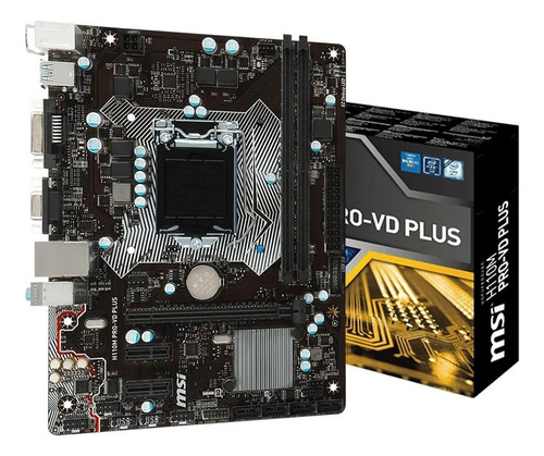 Kit Placa Madre Msi H110m Pro-vh Plus I3-6ta 8gb Ram