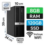 Computador Hp Intel Basico Disco Ssd | 8gb Ram | Wifi