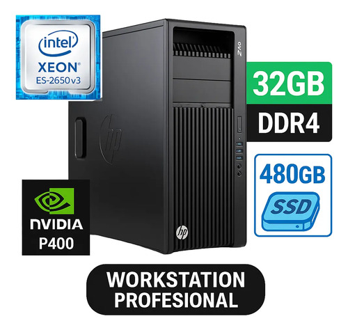D_768500-MLC91843453998_092025-O.jpg Potente Hp Workstation Z440 Xeon E5-2650 32gb Ddr4 480gb Ssd - Imagen 1