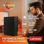 Lenovo Desktop Amd Ryzen 7 16gb 480gb Ssd Wifi - Imagen 5