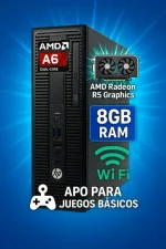 Computador Hp 705 Amd A6 8gb Ram 240ssd Wifi Semi Gamer - Imagen 2