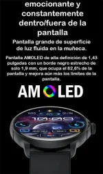 Smartwatch Valdus Vs15 Pro Amoled 1.43 Acero Ip68 - Imagen 4