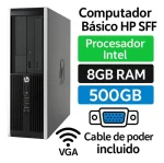 Pc Computador Basico Hp Sff 8gb Disco 500gb Wifi Oficina