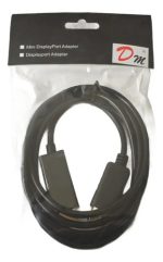 Cable Adaptador Displayport A Hdmi Negro 1.8m - Imagen 4