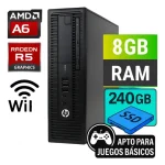 Computador Hp 705 Amd A6 8gb Ram 240ssd Wifi Semi Gamer