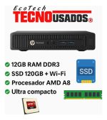 Potente Mini Pc Hp Prodesk 705 G1 Amd A8 12gb 120ssd Wifi - Imagen 2