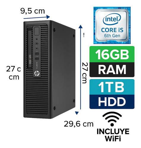 Potente Computador Pc Hp I5 6ta Generacion 16gb 1 Tera Wifi