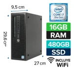 Computador Hp Pequeño Core I7 6ta Gen 16gb 480gb Ssd Wifi