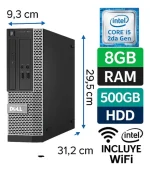 Computador Core I5 2da Dell Optiplex 8gb 500gb Wifi, Hdmi