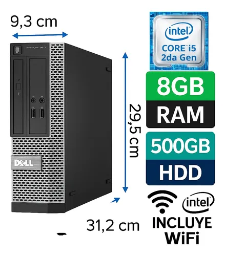 D_898207-MLC93184107013_092025-O.webp Computador Core I5 2da Dell Optiplex 8gb 500gb Wifi, Hdmi - Imagen 1
