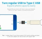 Adaptador Otg Usb A A Usb C Para Disco Duro, Pendrive U Otro - Imagen 2