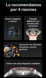 Smartwatch Valdus Vs15 Pro Amoled 1.43 Acero Ip68 - Imagen 8