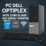 Pc Dell Optiplex Intel Core I5, 8gb, Ssd 240gb + Monitor 19 - Imagen 2