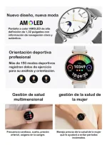Smart Watch Mujer Vl41 Pro Amoled Ip68 Bluetooth 5.3 Llamada - Imagen 6