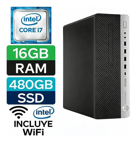 D_638296-MLC116077309731_082026-O.webp Potente Hp Elitedesk 800 G3 Intel I7 / 16gb Ram 480 Ssd Wifi - Imagen 1
