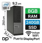 Dell Computador Core I5 4ta Gen 8gb Disco 240 Ssd Wifi
