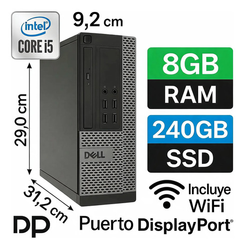 D_684195-MLC114075694892_072026-O.jpg Dell Computador Core I5 4ta Gen 8gb Disco 240 Ssd Wifi - Imagen 1