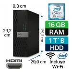 Potente Dell Optiplex 7050 I7 Sexta 16gb 1 Tera Hdd Wifi